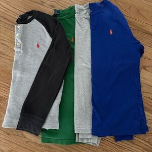 Ralph Lauren Kids' Set of 4 Long Sleeve Shirts